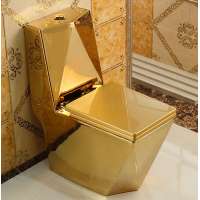 chaoan sanitary ware factory bathroom wc floor mounted washdown Gold toilet