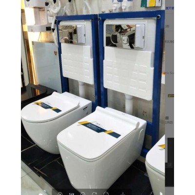 CE European fix in wall concealed tank for wall hung water closet conceal cistern for bathroom wall mount toilet