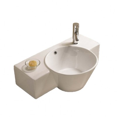 high quality sanitaryware art basin cabinet counter top and wall hung basin