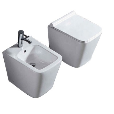 PATE sanitary ware square Floor standing short toilet back to wall  water closet